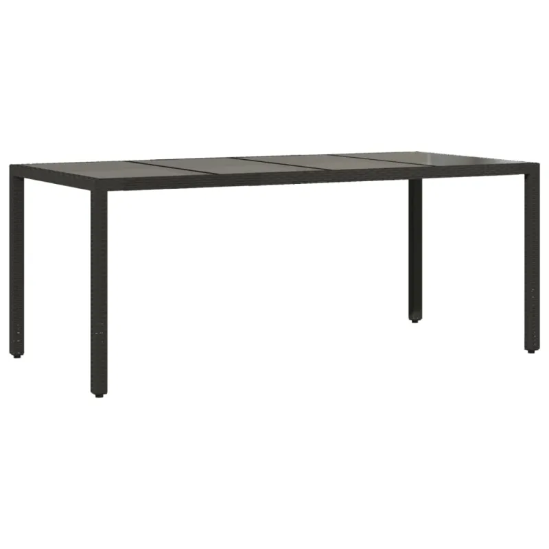 Soodokokoonpano, 9 osaa, musta, polyratasta ja lasia