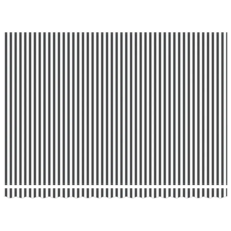 Elektrinė ištraukiama pavėsinė Antracito ir baltos 4 × 3 m