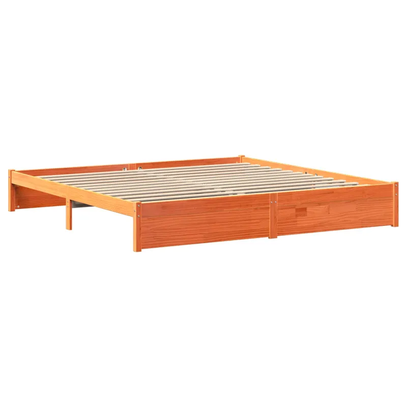 Lovos rėmas su saugykla su saugykla Vaško Ruda 180 x 200 cm