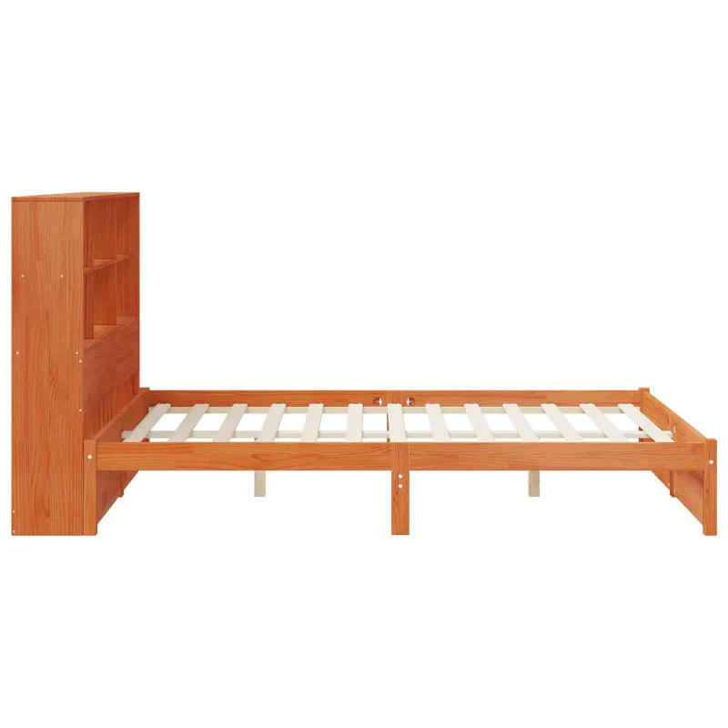 Lovos rėmas su saugykla su saugykla Vaško Ruda 140 x 190 cm