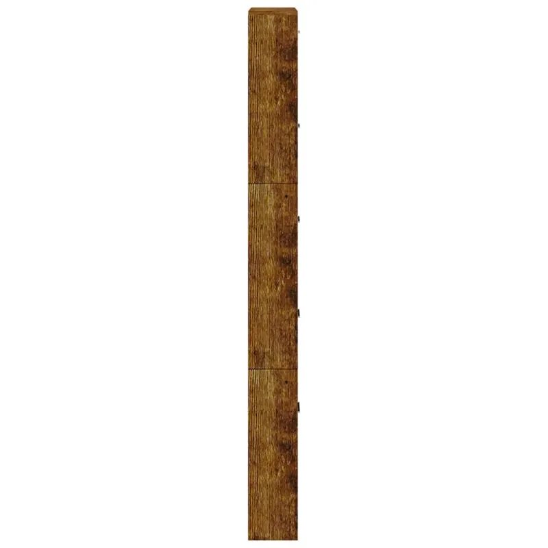Spintelė batams, dūminio ąžuolo, 59x17x169cm, apdirbta mediena