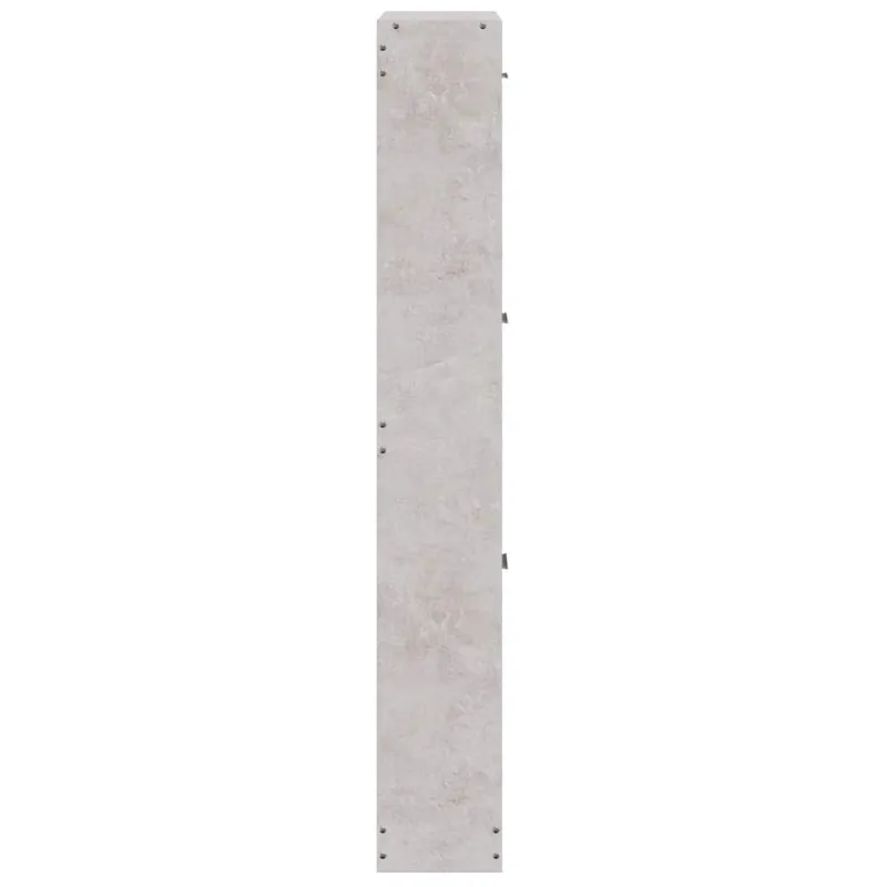 Spintelė batams, betono pilka, 59x17x108cm, apdirbta mediena