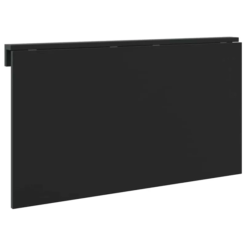 Sulankstomas sieninis staliukas, juodas, 100x60x56cm, mediena