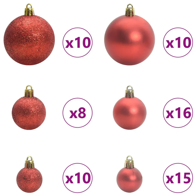 Dirbtinė Kalėdų eglutė su 300 LED Balta 210 cm PVC ir Plienas
