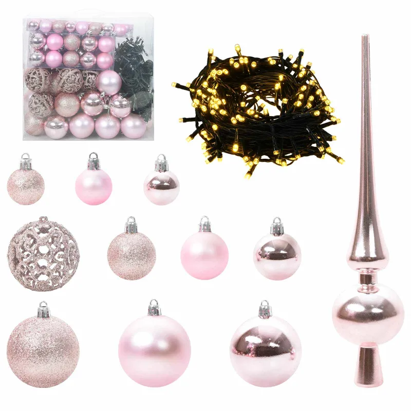 Dirbtinė Kalėdų eglutė su 300 LED Balta 240 cm PVC ir Plienas