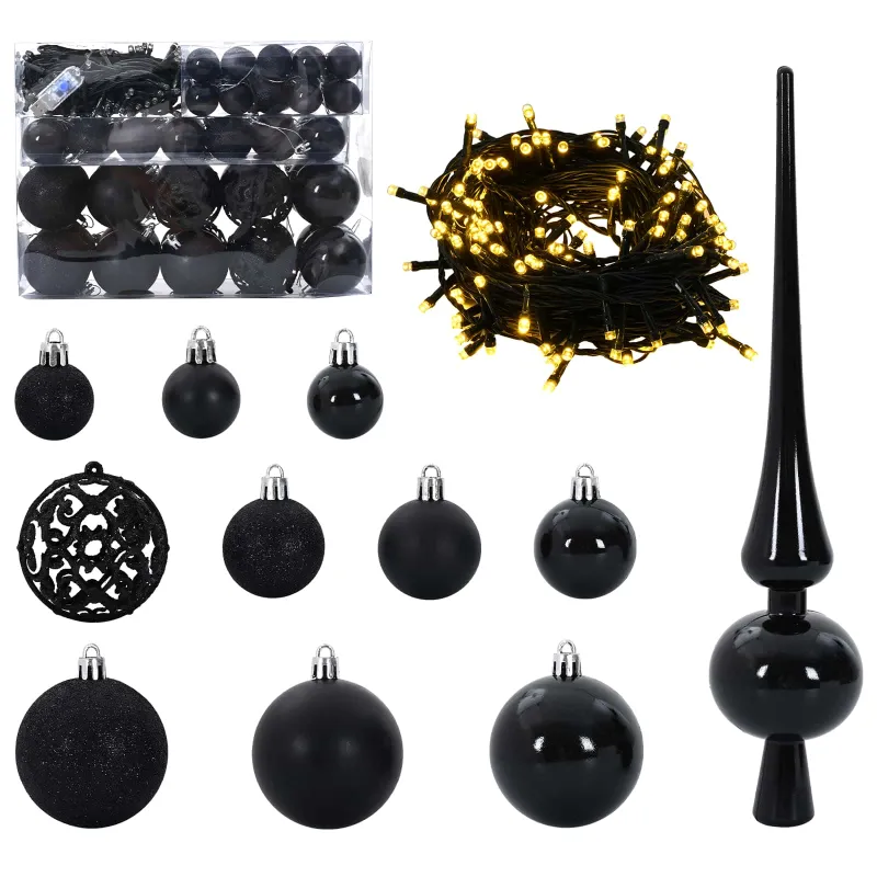 Dirbtinė Kalėdų eglutė su 150 LED Balta 150 cm PVC ir Plienas