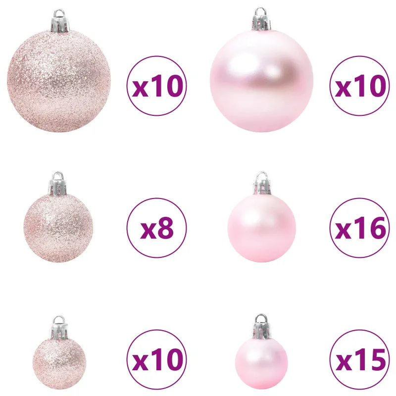 Dirbtinė Kalėdų eglutė su 300 LED Balta 240 cm PVC ir Plienas