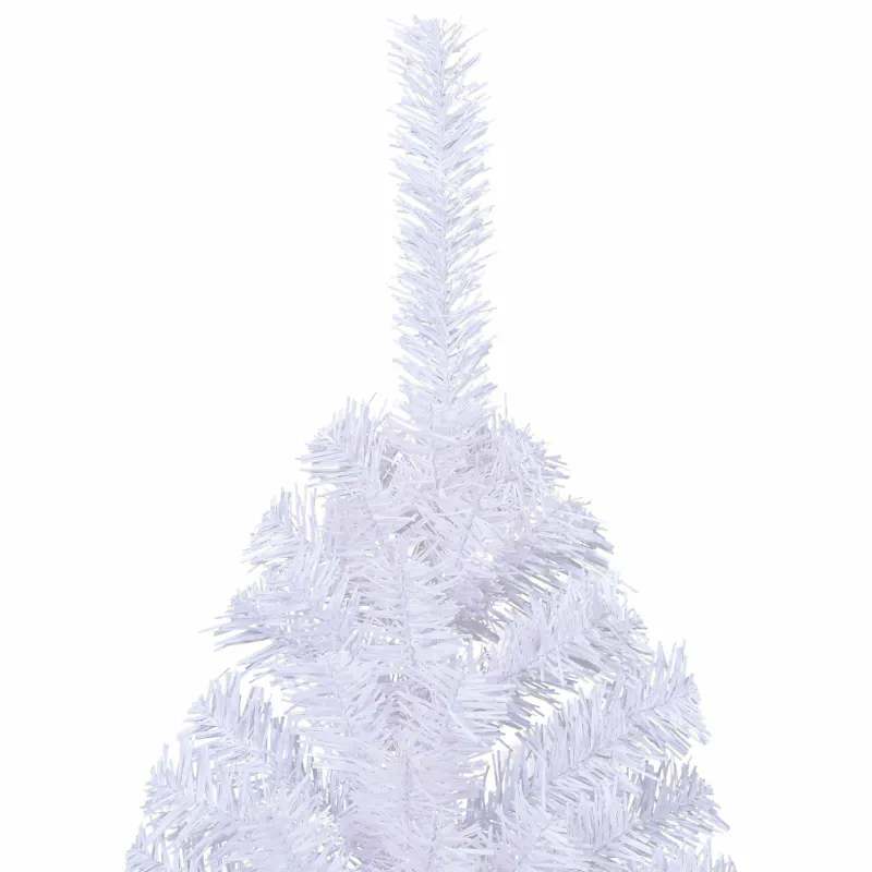 Dirbtinė Kalėdų eglutė su 300 LED Balta 240 cm PVC ir Plienas