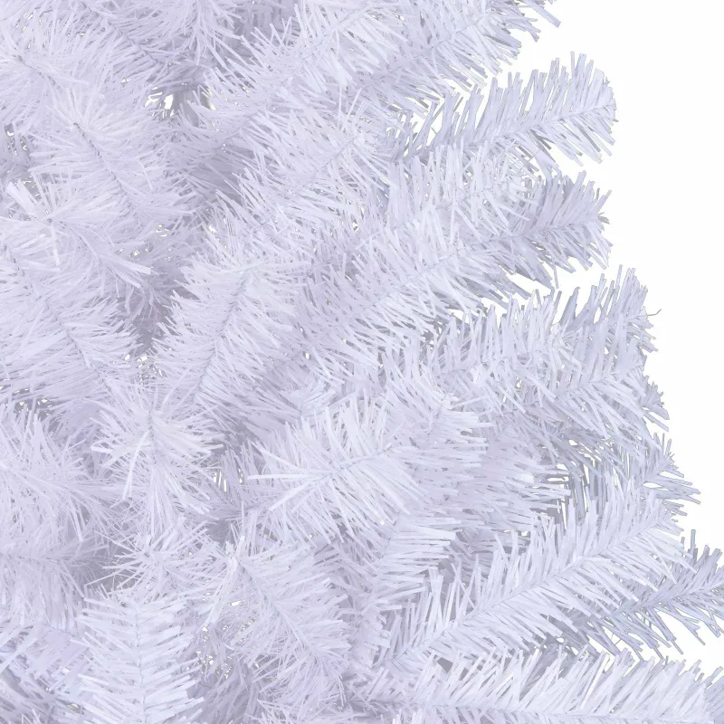 Dirbtinė Kalėdų eglutė su 300 LED Balta 240 cm PVC ir Plienas