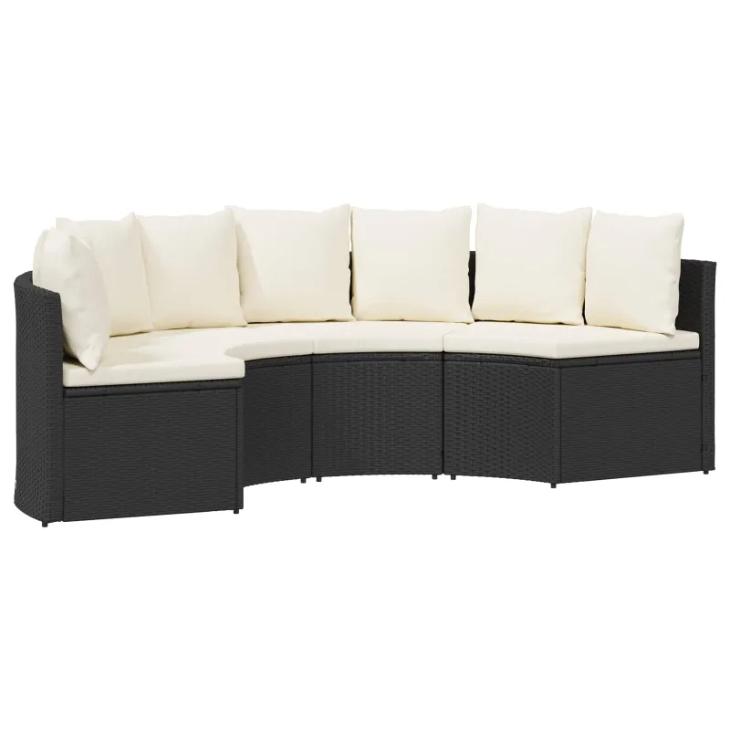 Sofos komplektas 2 pcs Juoda