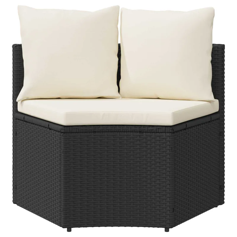 Sofos komplektas 2 pcs Juoda