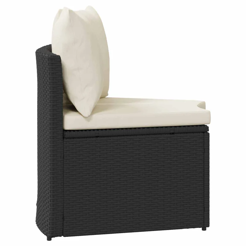Sofos komplektas 2 pcs Juoda