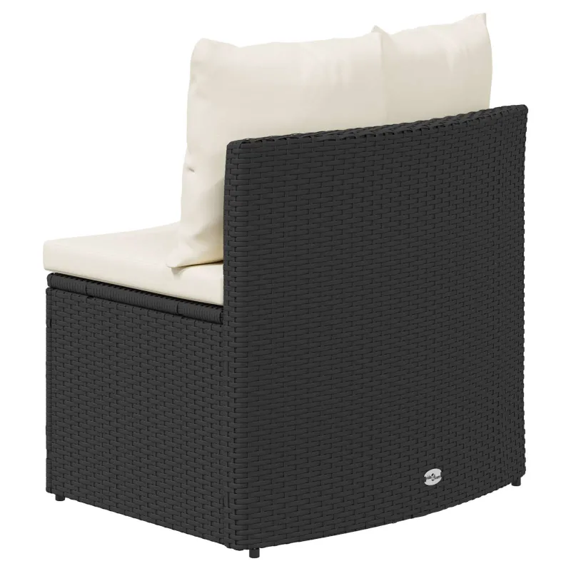 Sofos komplektas 2 pcs Juoda