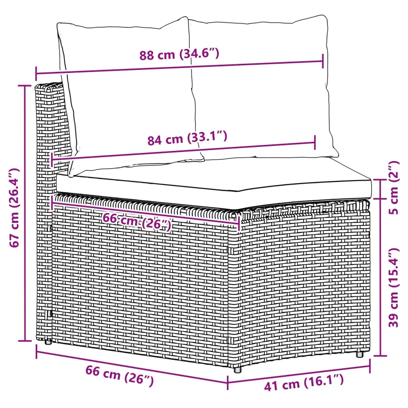 Sofos komplektas 2 pcs Pilka