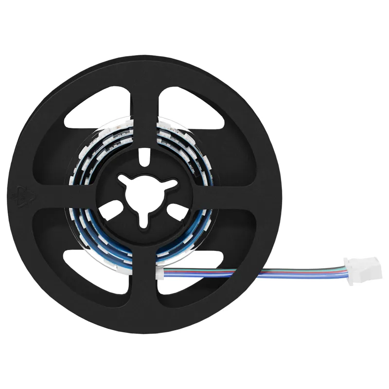 LED juosta 2 pcs Juoda ir permatoma 350 mm Varis ir plastikas