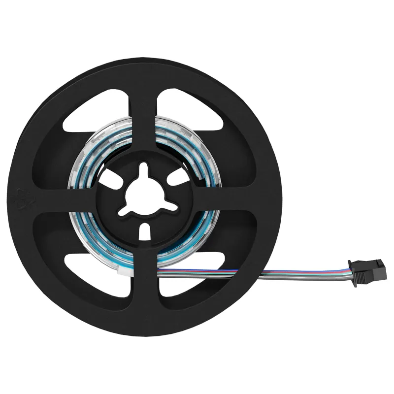 LED juosta 2 pcs Juoda ir permatoma 450 mm Varis ir plastikas