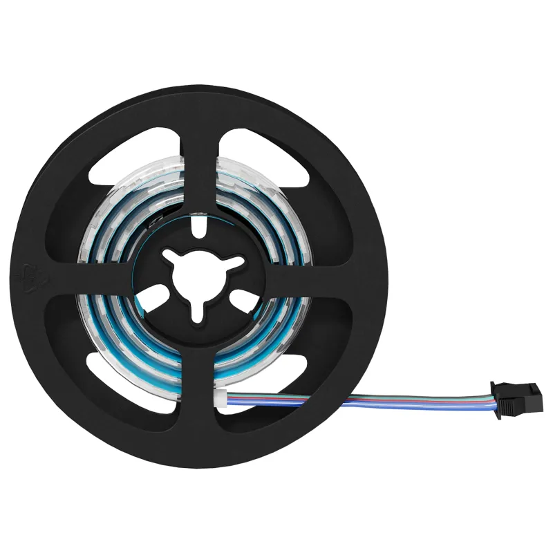 LED juosta 2 pcs Juoda ir permatoma 550 mm Varis ir plastikas