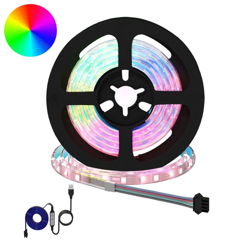 LED juosta 2 pcs Juoda ir permatoma 900 mm Varis ir plastikas