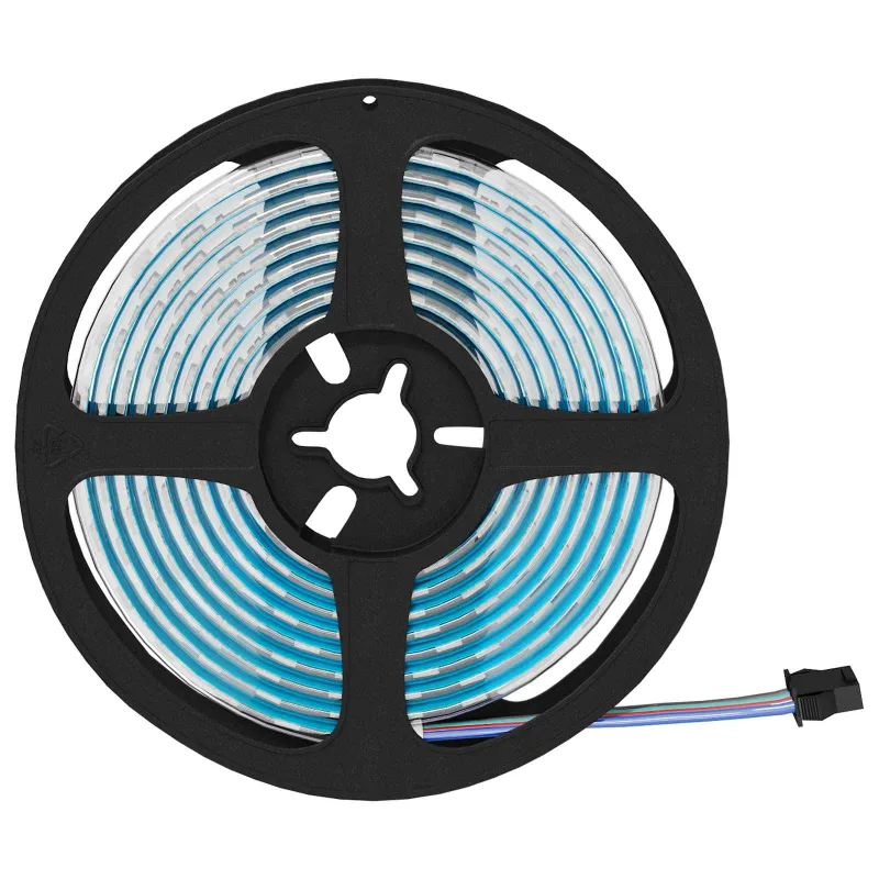 LED juosta 2 pcs Juoda ir permatoma 210 x 0,8 x 0,3 cm