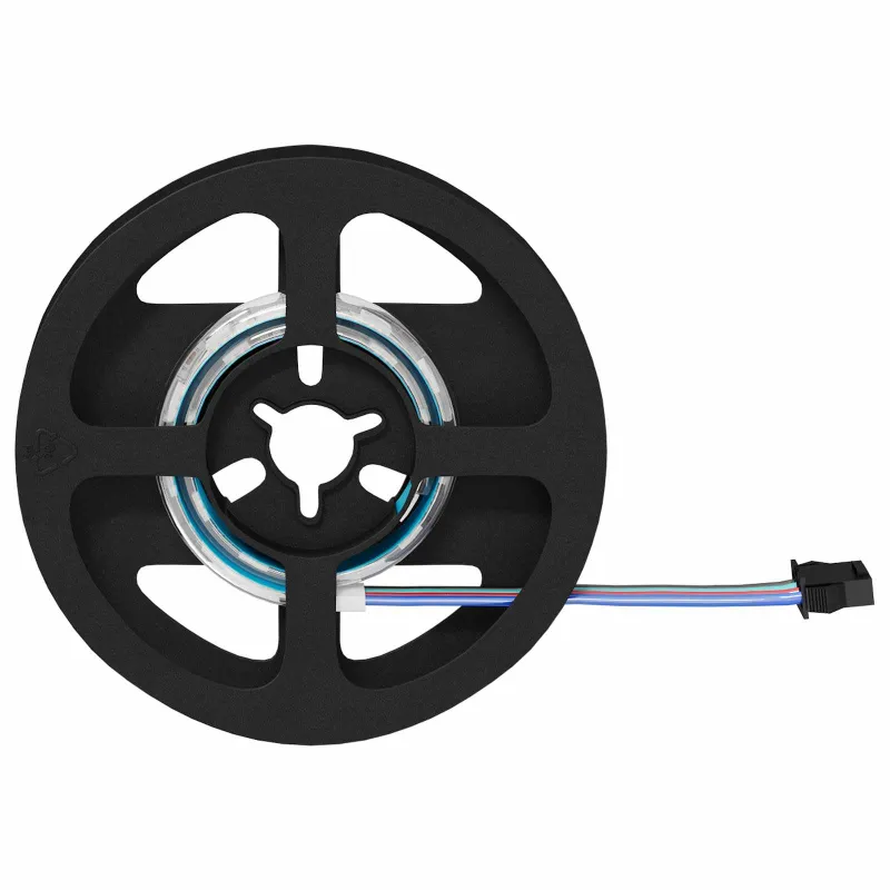 LED juosta 2 pcs Juoda ir permatoma 250 mm Varis ir plastikas
