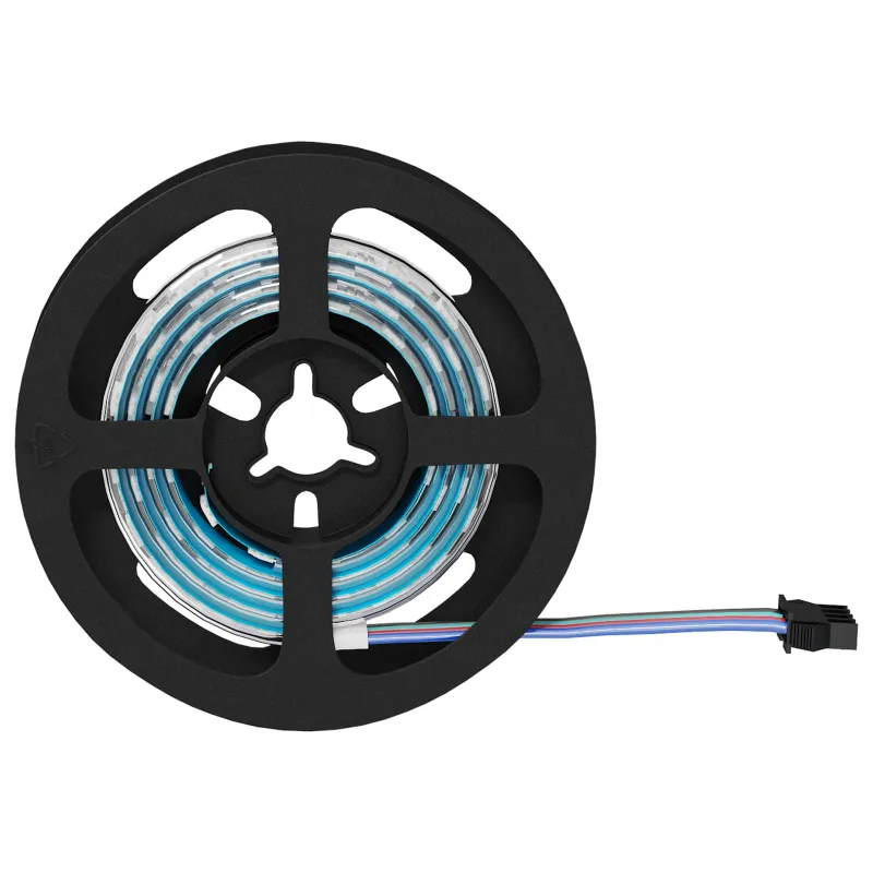LED juosta 2 pcs Juoda ir permatoma 750 mm Varis ir plastikas