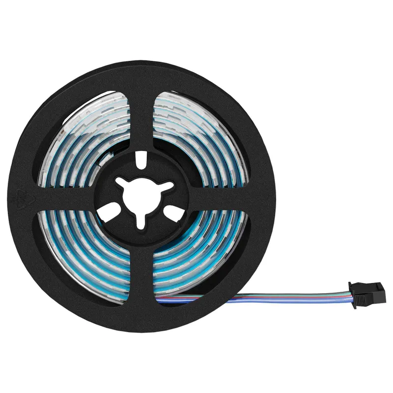 LED juosta 2 pcs Juoda ir permatoma 950 mm Varis ir plastikas