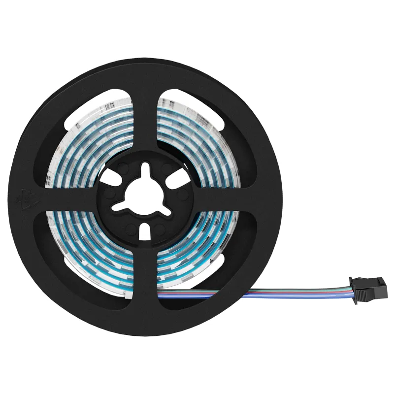 LED juosta 2 pcs Juoda ir permatoma 1000 mm Varis ir plastikas