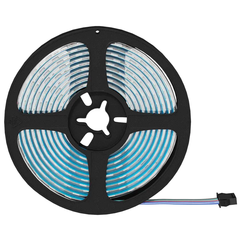 LED juosta 2 pcs Juoda ir permatoma 2300 mm Varis ir plastikas