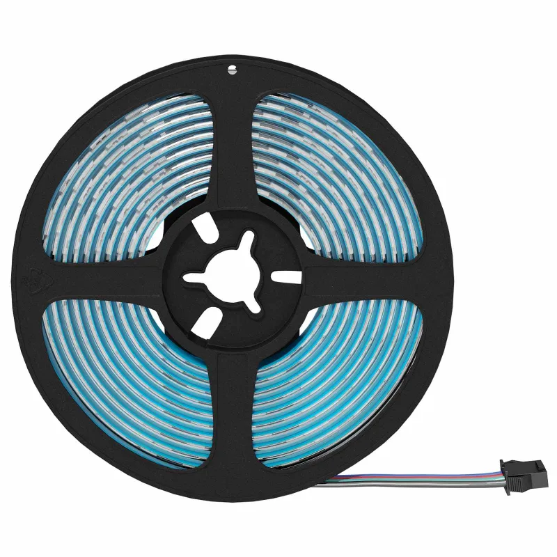 LED juosta 2 pcs Juoda ir permatoma 2500 mm Varis ir plastikas