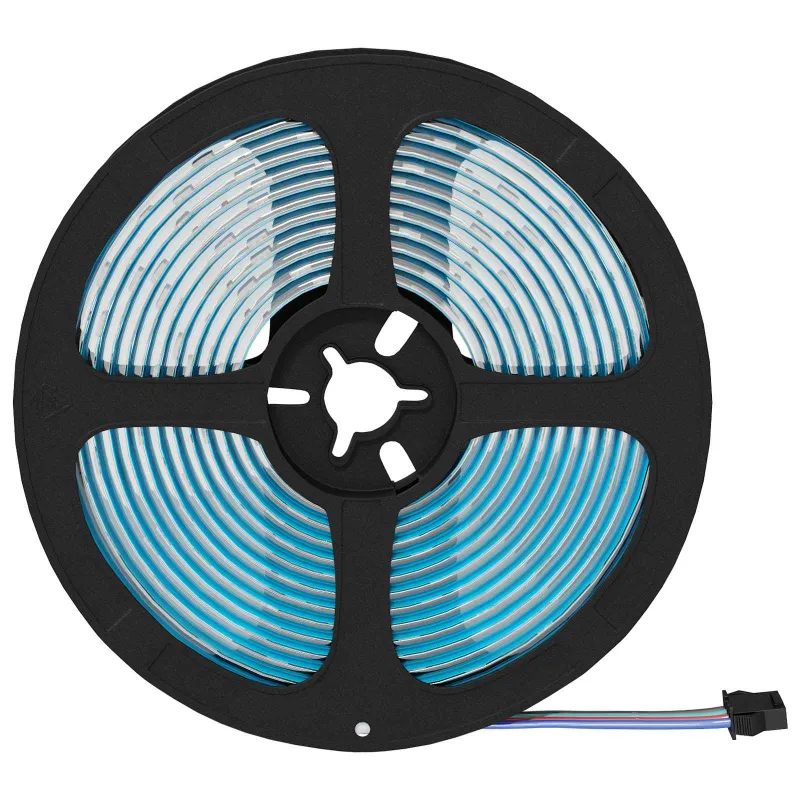 LED juosta 2 pcs Juoda ir permatoma 4700 mm Varis ir plastikas