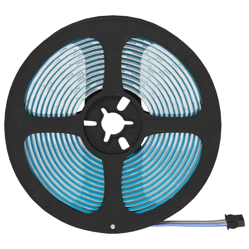 LED juosta 2 pcs Juoda ir permatoma 5100 mm Varis ir plastikas