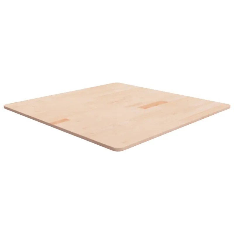 Stalviršis, 90x90x1,5cm, neapdorotas ąžuolo medienos masyvas