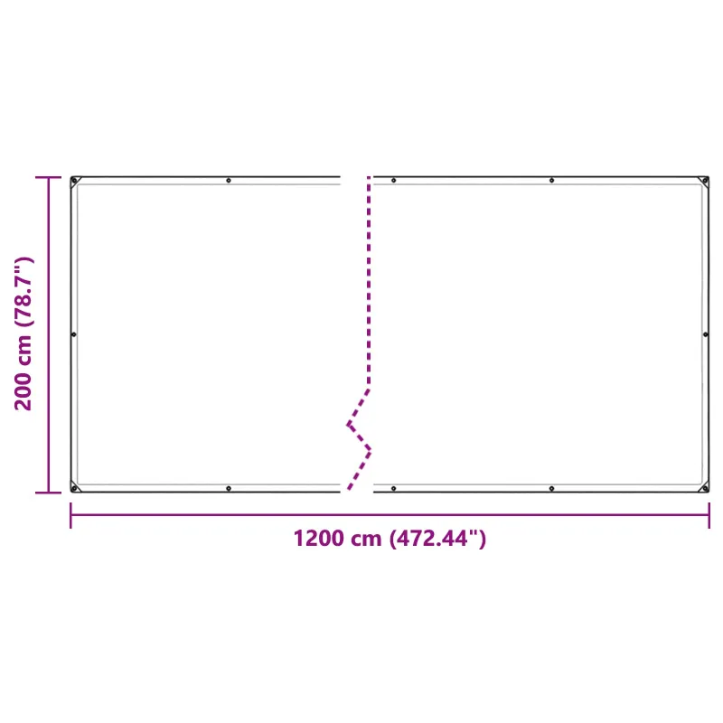 Augalų uždangalas Skaidrus 2 x 12 m PE