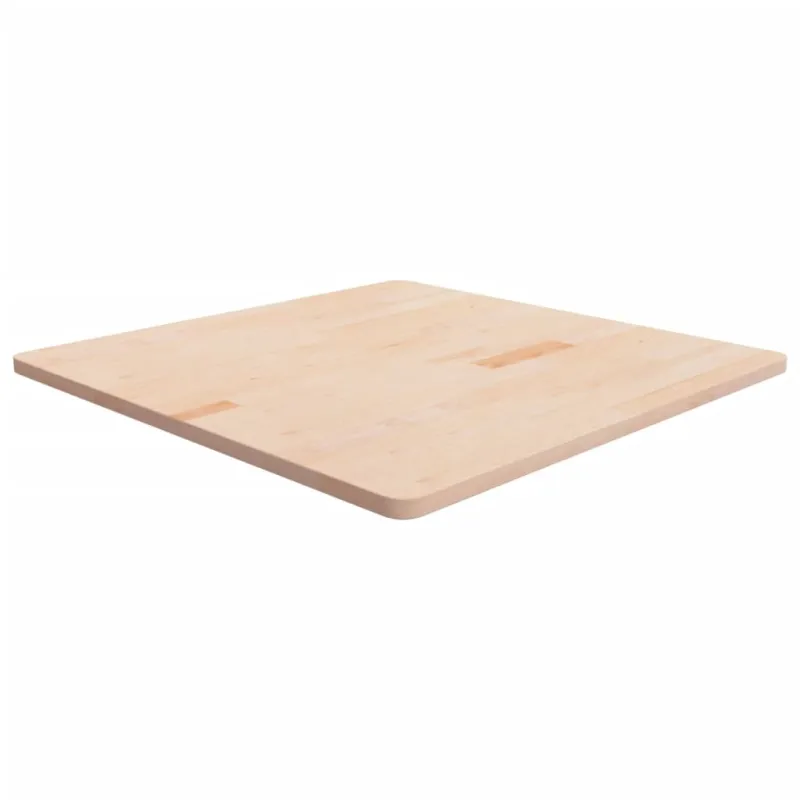 Stalviršis, 90x90x2,5cm, neapdorotas ąžuolo medienos masyvas