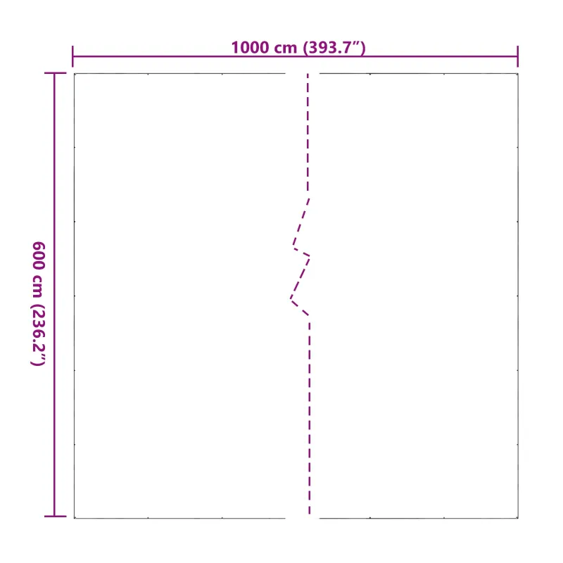 Augalų uždangalas Skaidrus 6 x 10 m PVC