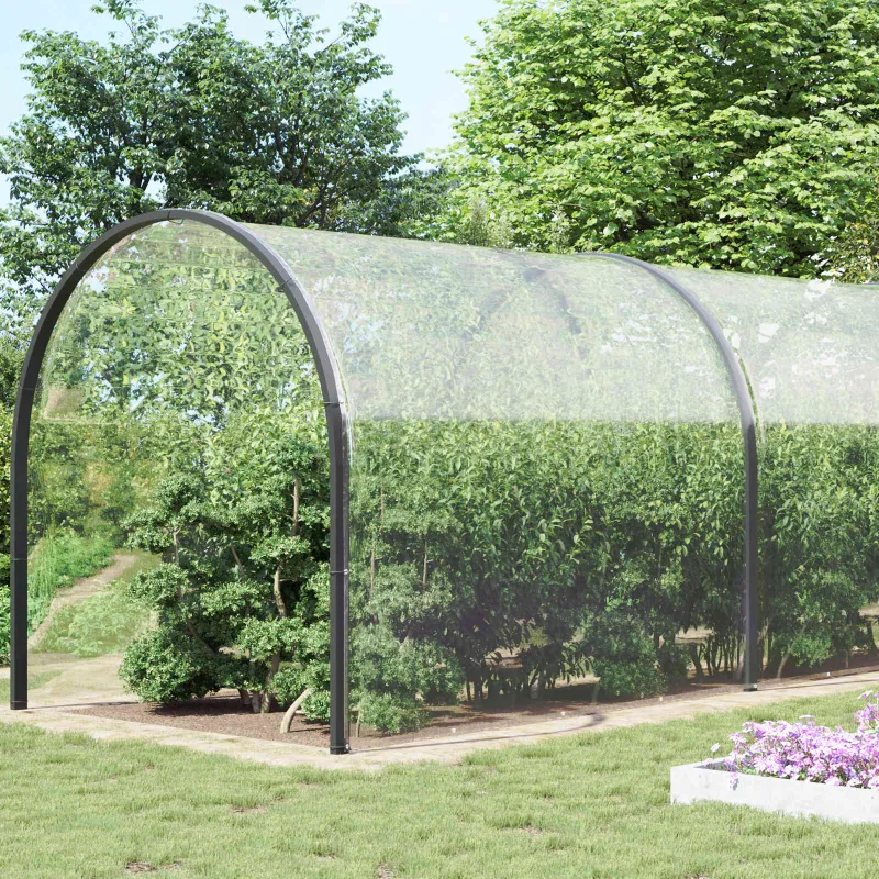 Augalų uždangalas Skaidrus 8 x 8 m PVC