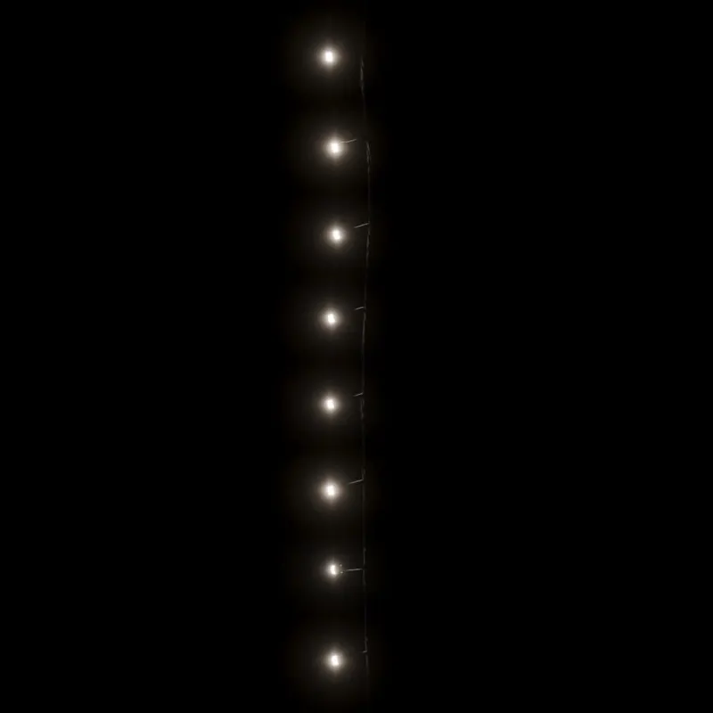 LED lempučių girlianda, 30m, PVC, 300 šaltos baltos spalvos LED