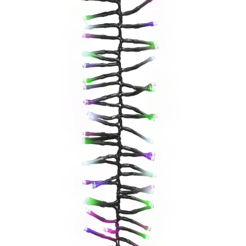 LED lempučių girlianda, PVC, 2000 pastelinių LED, tanki