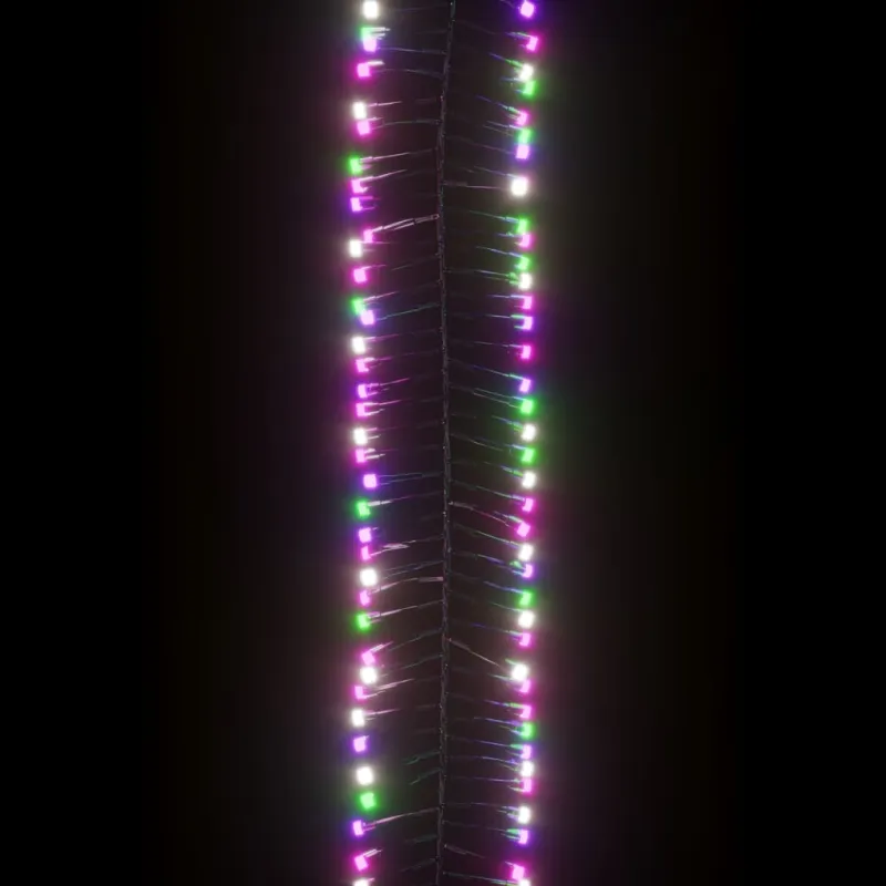 LED lempučių girlianda, PVC, 2000 pastelinių LED, tanki