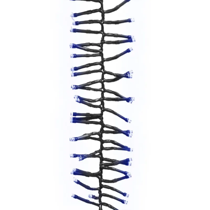 LED lempučių girlianda, PVC, 3000 mėlynų LED, tanki