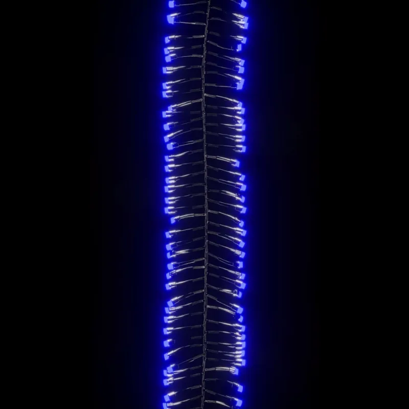 LED lempučių girlianda, PVC, 3000 mėlynų LED, tanki