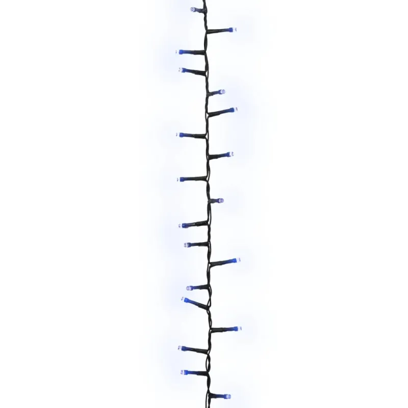 Smulkių LED lempučių girlianda, 45m, PVC, 2000 mėlynų LED