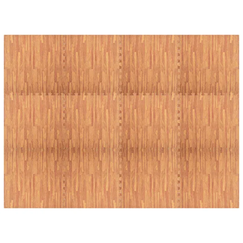 Baseino grindų kilimas 12 pcs Medis 4,32 ㎡ EVA puta