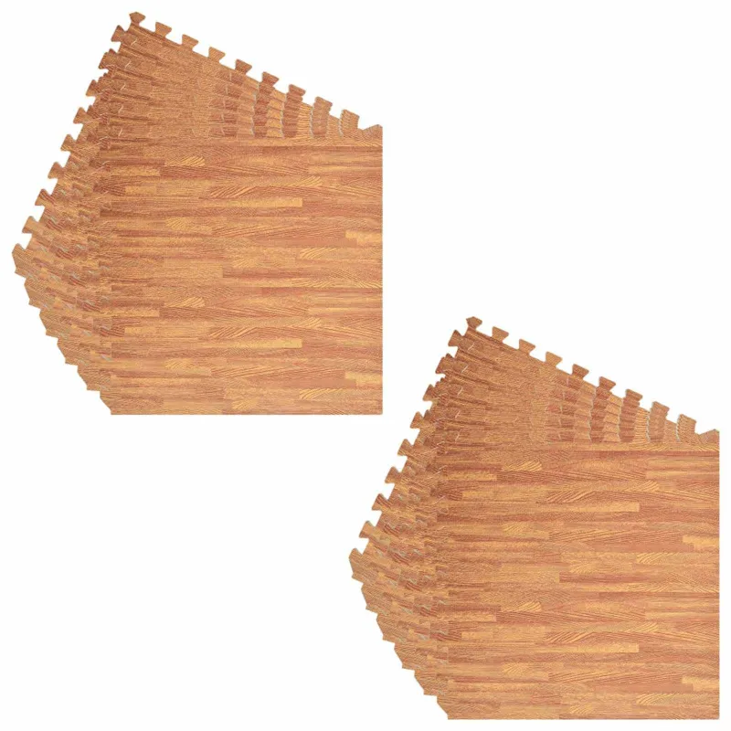 Baseino grindų kilimas 12 pcs Medis 4,32 ㎡ EVA puta