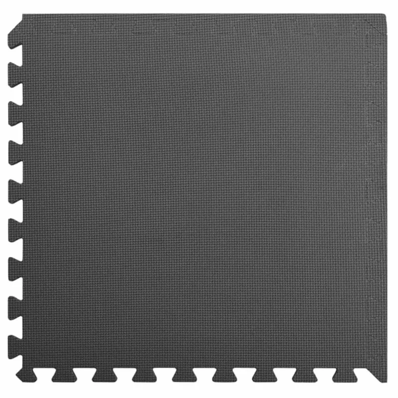 Baseino grindų kilimas 24 pcs Juoda 8,64 ㎡ EVA puta