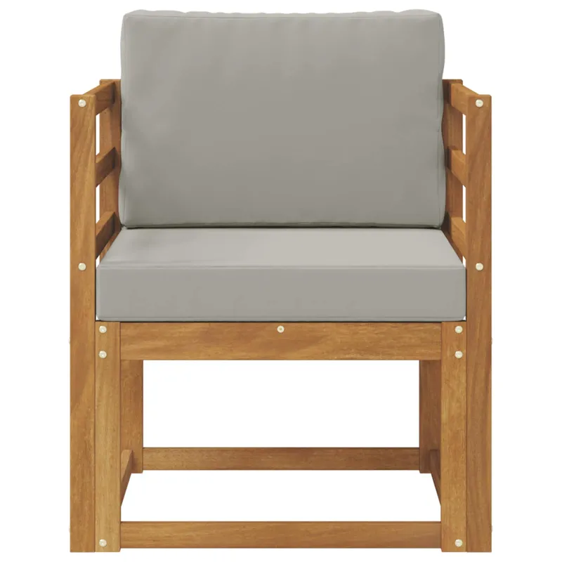 Lauko sofa Tvirta akacijos mediena ir poliesteris