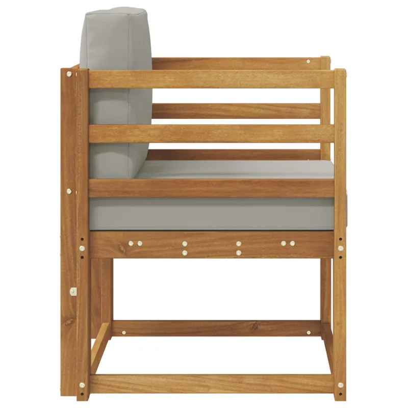 Lauko sofa Tvirta akacijos mediena ir poliesteris
