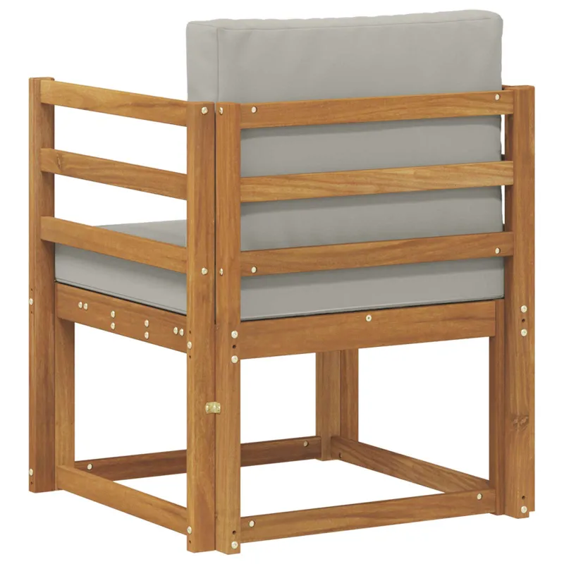 Lauko sofa Tvirta akacijos mediena ir poliesteris
