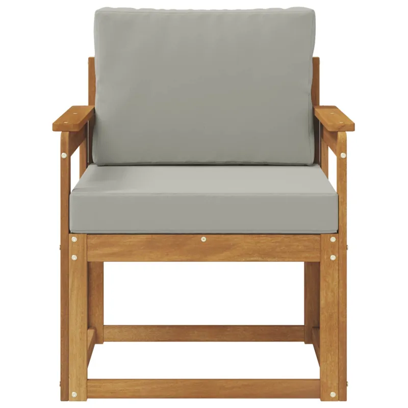 Lauko sofa Tvirta akacijos mediena ir poliesteris