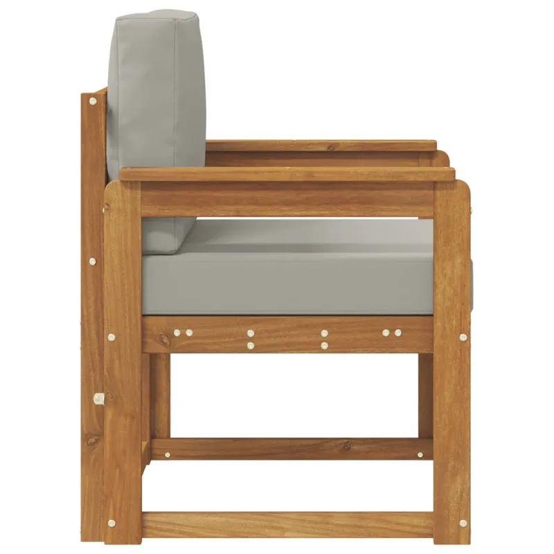 Lauko sofa Tvirta akacijos mediena ir poliesteris